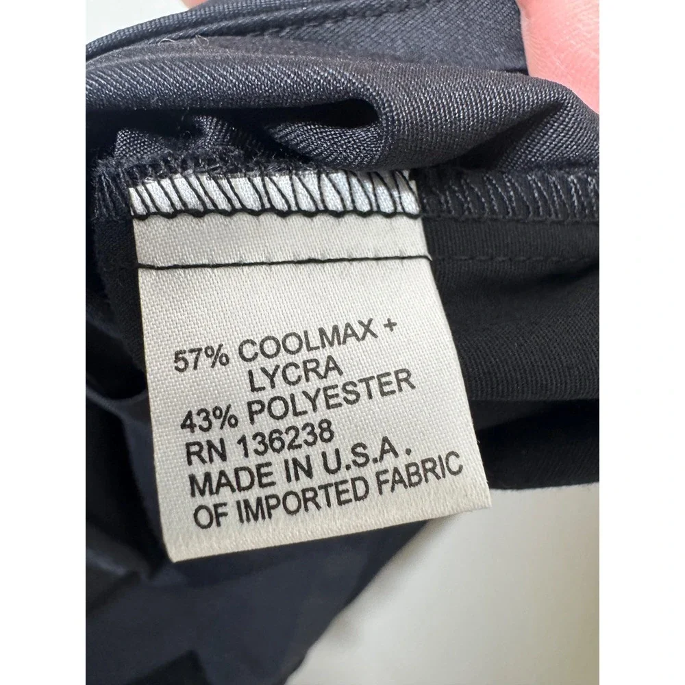 Fairway Fox Maddie Shorts Black Golf Performance Coolmax Lycra Size 10